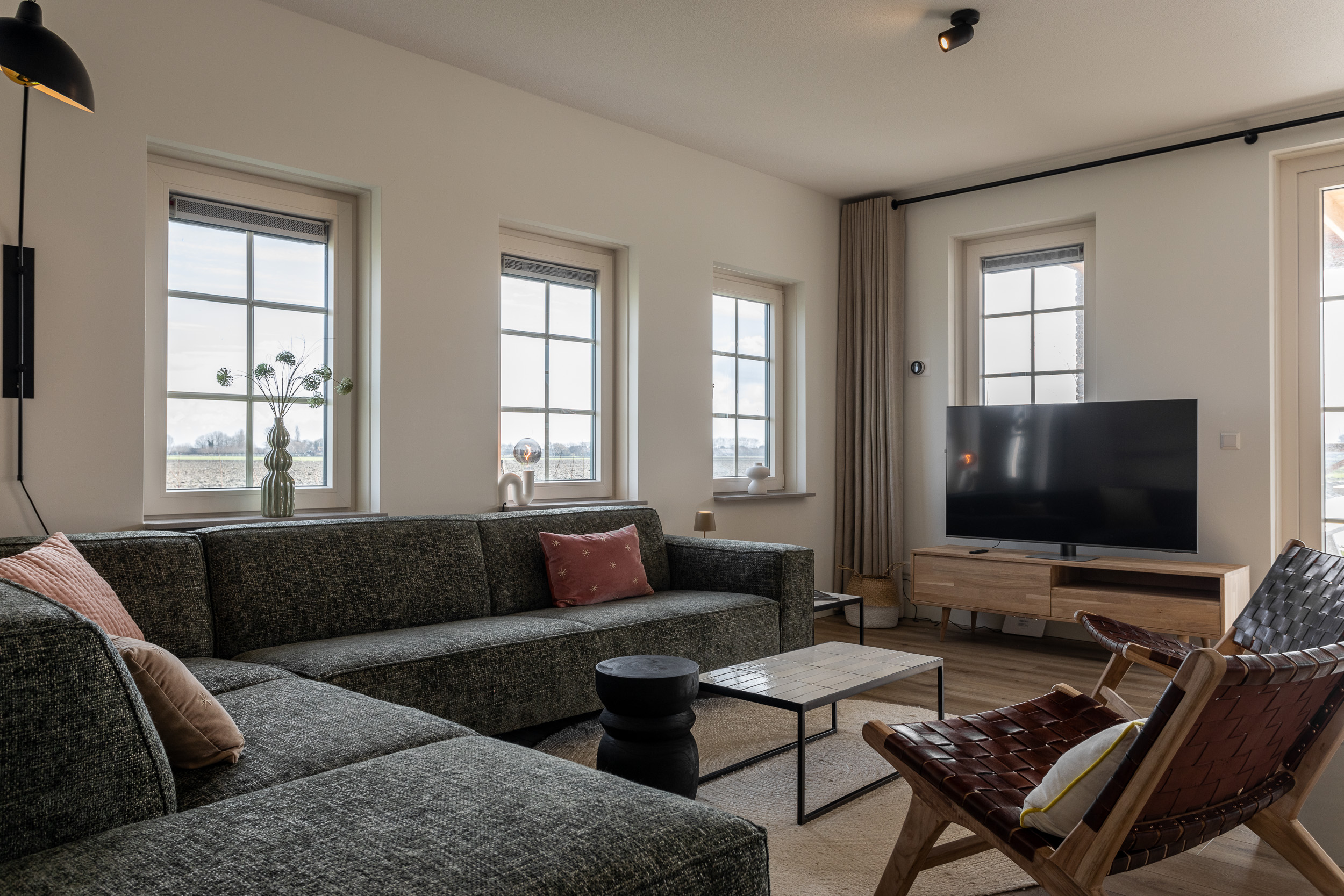 Woonkamer Scheldehuisje